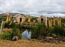 A village of the Isla Uros, Puno, Peru (2011) Photo (c) Karen Abrahamson A village of the Isla Uros, Puno, Peru (2011) Photo (c) Karen Abrahamson